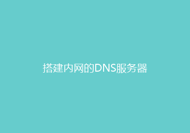 搭建内网的DNS服务器