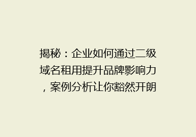 揭秘：企业如何通过二级域名租用提升品牌影响力，案例分析让你豁然开朗！